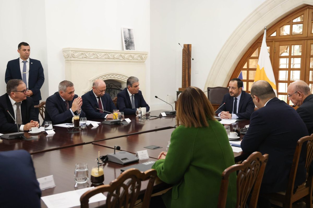Συνάντηση συνδικαλιστικών οργανώσεων με τον Πρόεδρο της Δημοκρατίας